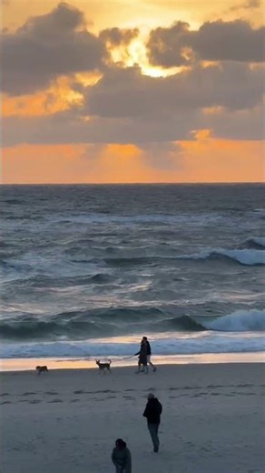 Ocean Sunset Shining Waves#naturewonder #sunset #beach