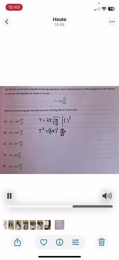 Formel umstellen - Medizinertest