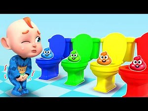 Potty Training Song | Where Is My Potty? | Kids Cartoon | Rosoo Nursery Rhymes & Kids Songs