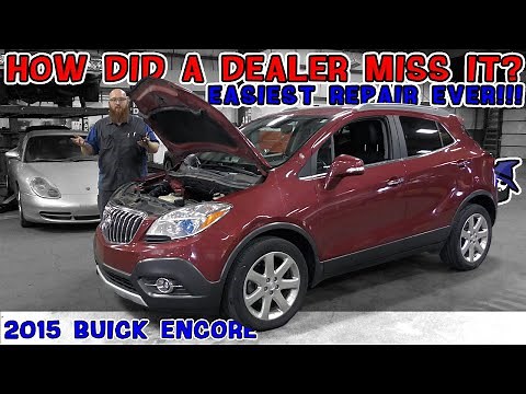 How did a dealer miss the problem on this '15 Encore 4 times? CAR WIZARD just had to read the codes