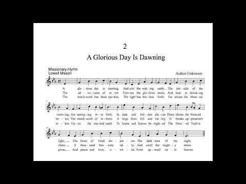 Hymns from the Christian Science Hymnal, Nos. 1, 2, and 3.