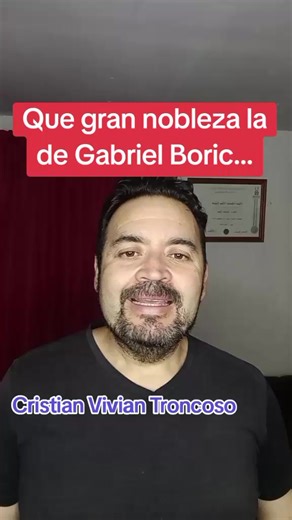 La nobleza de Gabriel Boric en su cadena nacional