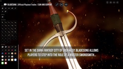 Build the sword of your dreams in Bladesong, launching 2025