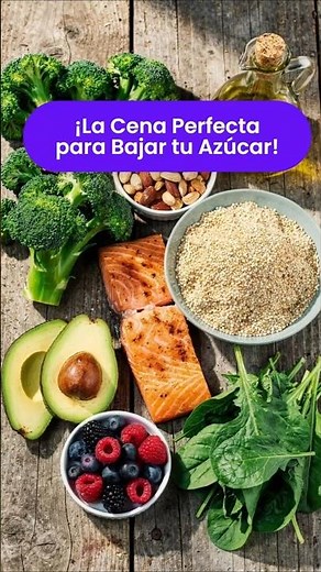 ¡La Cena Perfecta para Bajar tu Azúcar! #diabetes #recetassaludables