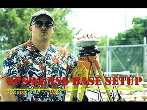 (4/7) How to Setup an RTK / Fast Static Base Station - Trimble GPSS / GNSS