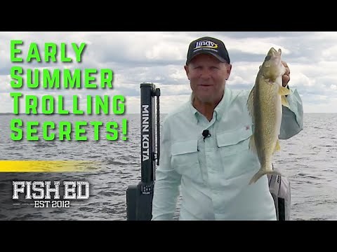 How To Catch Shallow Walleye in the Summer - Fish Ed