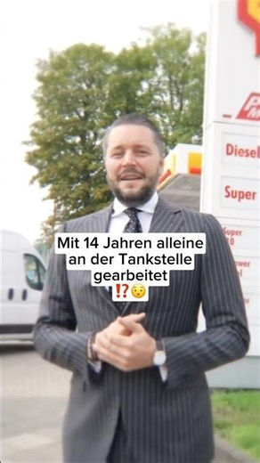 Mit 14 bereits an der tanke gearbeitet⁉️😯 ‪@marc.gebauer‬ #marcgebauer
