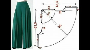 New palazzo cutting with pattern design tips | Learn tailor with pattern