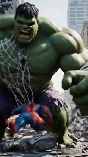 hulk vs Spider-Man