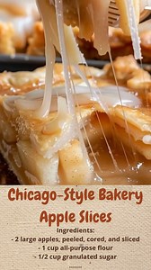 Chicago-Style Bakery Apple Slices | Cakecrafted Recipes