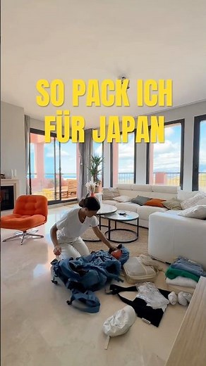 🇯🇵 Das hab ich für Japan gepackt 🎉 #japan #backpacking #packliste