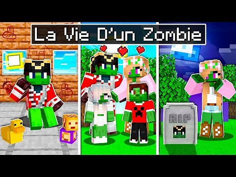 La VIE D'UN ZOMBIE Dans MINECRAFT !