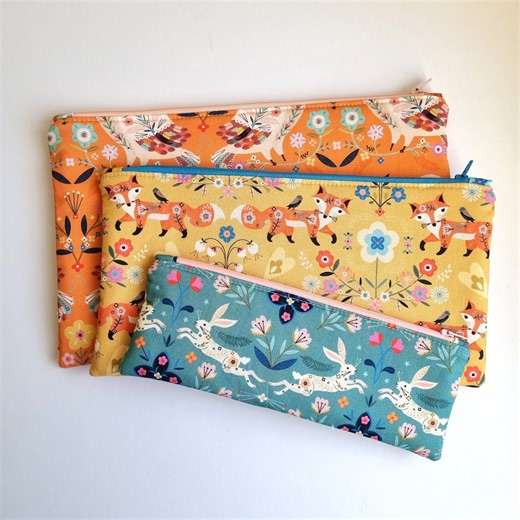 Quick Pencil Case PDF Sewing Pattern, Cosmetic Pouch, Pencil Pouch, Sewing Pouch, 3 Sizes, Beginner Friendly, Zipper Bag, Zip Pouch - Etsy Australia