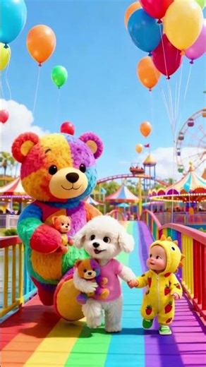 The Secret of the Little Poodle: Adventures with a Colorful Teddy Bear | #ai #dog
