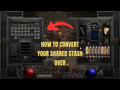 D2R | Converting Your Shared Stash Over To New Realm (DO THIS FIRST)