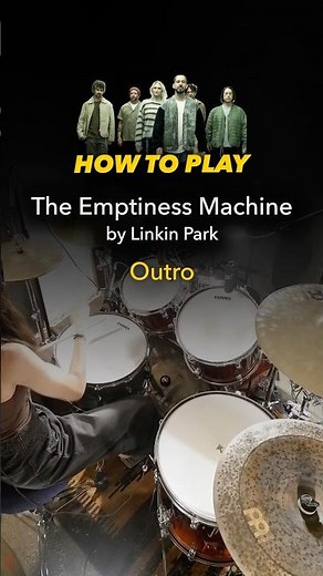 Learn How to Play Emptiness Machine by Linkin Park (Outro) 🔥🥁