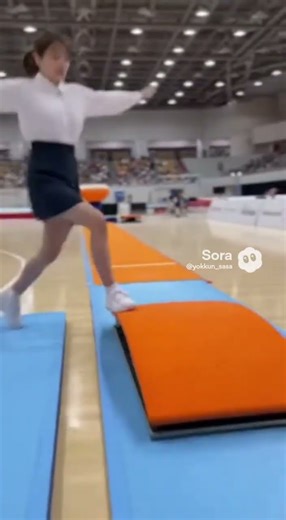 キャスターの体操中継 跳馬編 #sora #アナウンサー