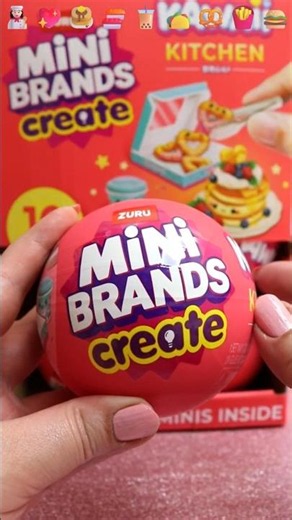 ASMR UNBOXING Mini Brands Kawaii Kitchen Review ❤️#shorts #asmr #minibrands #kawaii #trending #fyp