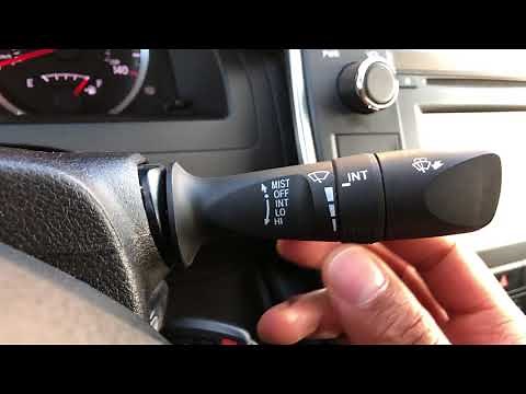 TOYOTA CAMRY - WINDSHIELD WIPERS CONTROLS AND FUNCTIONS