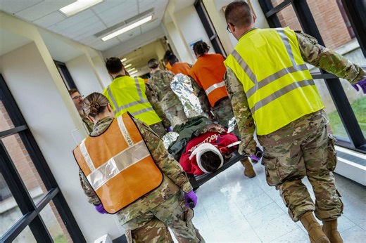 78th Medical Group conducts mass decontamination exercise