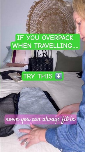 The Packing Cube Trick That Saves Space in Your Suitcase #getorganized #packingtips #packingideas