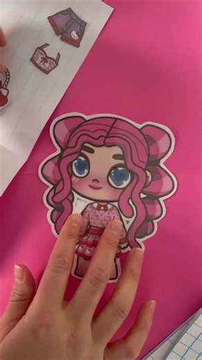 Hello Kitty from Avatar World paper doll #avatarworld #sanrio