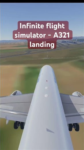 Infinite flight simulator - landing in Vienna #aviation