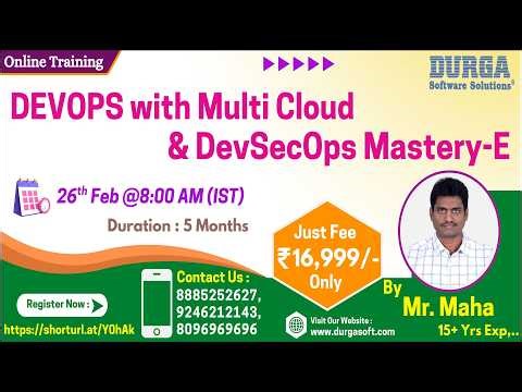 DEVOPS with Multi Cloud & DevSecOps Mastery-E Online Training @ DURGASOFT