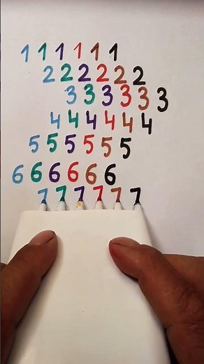 Colored numbers #tutorial