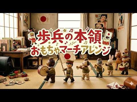 【60分耐久】軍歌「歩兵の本領」おもちゃマーチアレンジ Japanese military song “Hohei no honryo”Toy March arrangement【作業用】