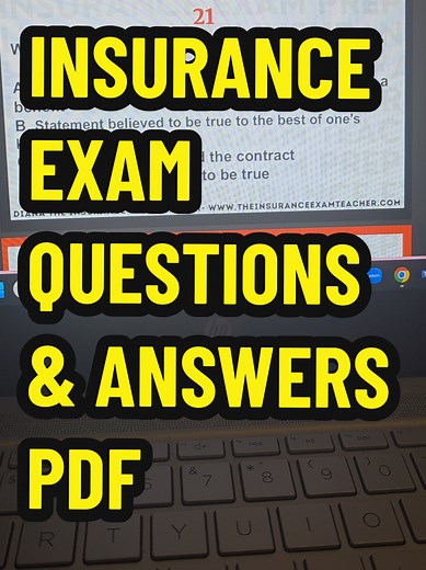 Pass Your Insurance Exam with Expert Q&A PDF