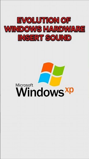 Evolution of windows hardware insert sound #windows