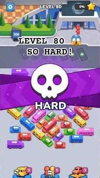 Bus Jam Level 80 Solution | Hard Traffic Puzzle Challenge 🚍🔥 #short #playhub