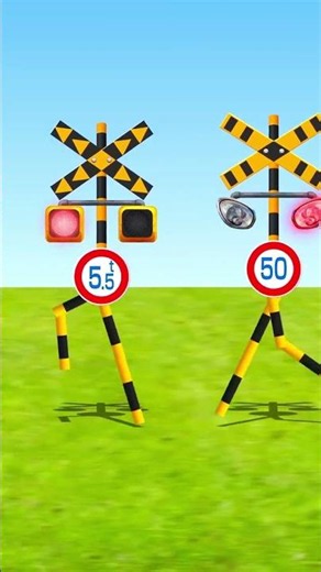 Railroad crossings falling into #shorts #robolx #shorts #railroadcrossing