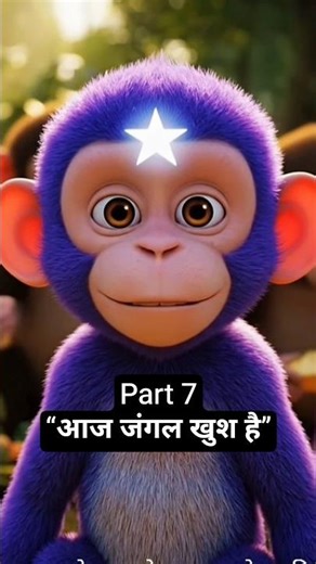 “A Day of Peace and Joy in the Jungle | Purple Monkey Story – Part 7”