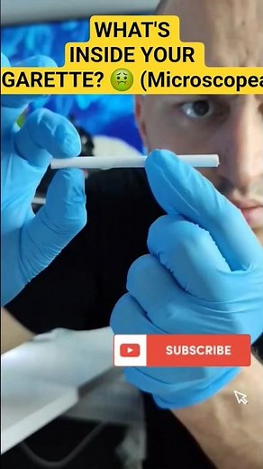 WHAT'S INSIDE YOUR CIGARETTE? 🤢 (Microscope Reveal)Cigarette Bugs Under the MICROSCOPE! 🤯