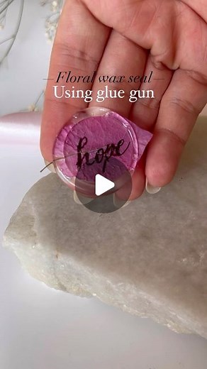 Kumudini | Creative Journaling Workshop on Instagram: "Make sure you press the petal in a book for some days so that it is completely dried when you use hot glue on it."