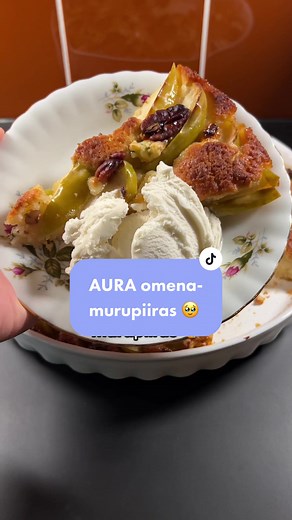 AURA omena-murupiiras by Valio: Herkullinen omenapiirakka