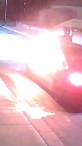 Would-be arsonists set themselves ablaze. Na o e susunu se fale ae susugu ai laugutu i le faifai mea valea i isi. According to news.com.au in Port Pirie, SA - Security camera footage shows the ridiculous moment a group of would-be arsonists accidentally set their getaway vehicle on fire. South Australia Police have released the footage from a residence in Port Pirie, 200km north of Adelaide, showing a car pulling up alongside a fenced-off building at night. A man hops out of the vehicle, which r