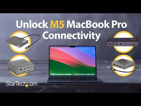M5 MacBook Pro Connectivity Solutions from StarTech.com