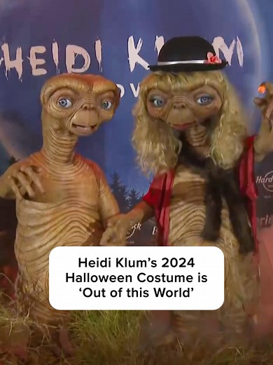 Heidi Klum's Hyper-Realistic E.T. Halloween Costume