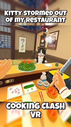 Kitty STORMED Out of My Restaurant 😾 #cookingclash