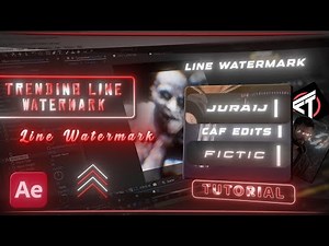 Best Line Watermark Tutorial - Watermark like ‪@fictic_editz‬ ‪@juraijeditzz‬