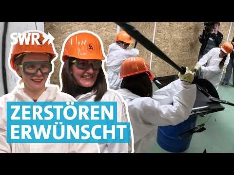 Baseballschläger gegen Fernseher: Im Wut Raum Frust ablassen