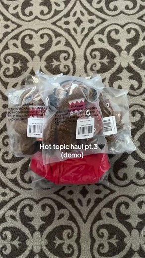 Adding to my domo collection #fyp #domo #niche #haul #hottopic | Domo