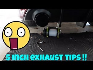 Dodge Charger 5 Inch Exhaust Tips !!