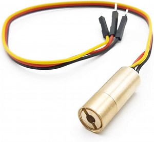 Laserfuchs Punktlaser rot 650nm 1mW 5VDC - Lasermodul kompatibel mit Arduino, Raspberry PI, ESP8266, ESP32, DIY-Elektronik-Projekte, Lichtschranke, Signalübertragung, Messte… - 70142167