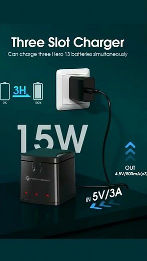 🚀 Ultimate GoPro Hero 13 Battery Setup – Never Run Out of Power! #camerabattery #photography #gopro