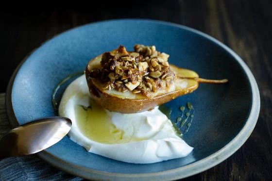 Roasted Pear Crumble