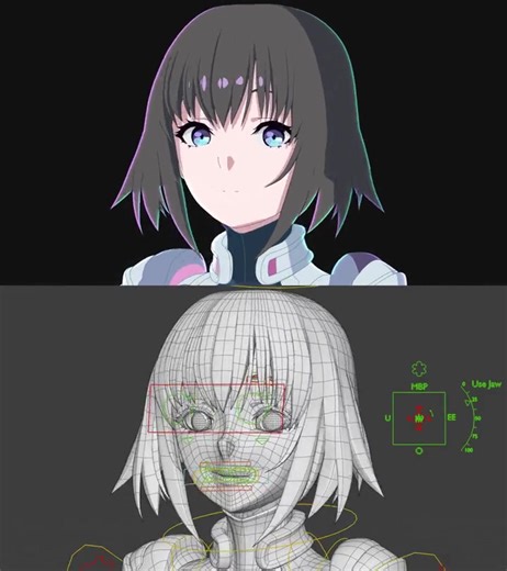 Goo Engine creator DillonGoo Studios has shipped Emily, an intricate cyberpunk anime-style 3D character rig for Blender 3.6 and Blender 4.0. Learn more and download the rig: https://80.lv/articles/an-intricate-cyberpunk-anime-girl-facial-rig-made-in-blender/ | 80 Level